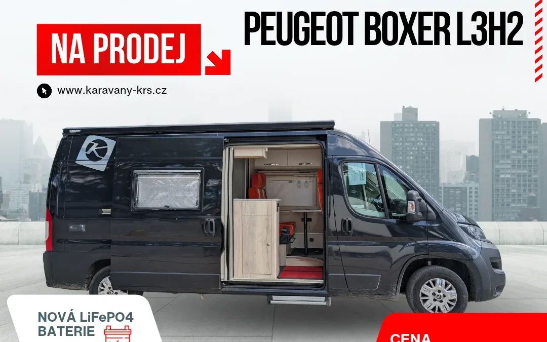 Peugeot Boxer L3H2 – obytná vestavba KRS Active na PRODEJ